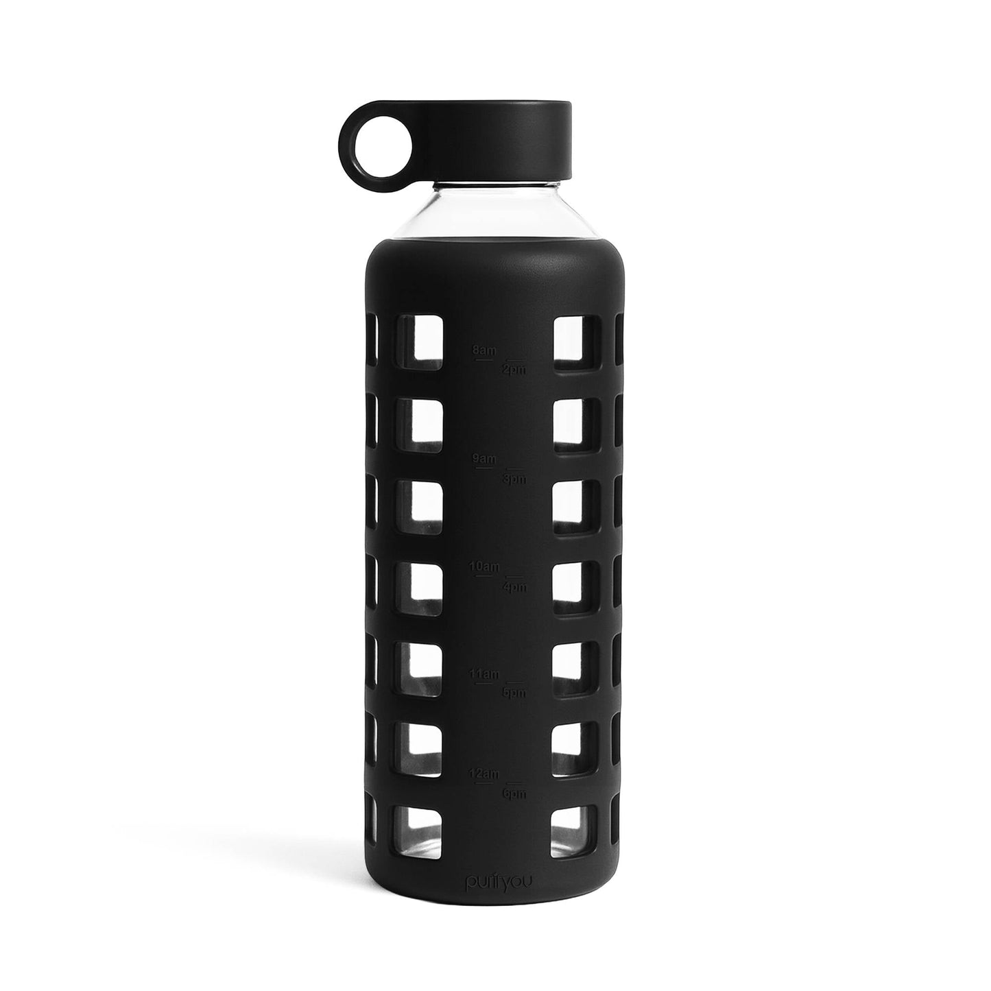 purifyou® Glass Water Bottle