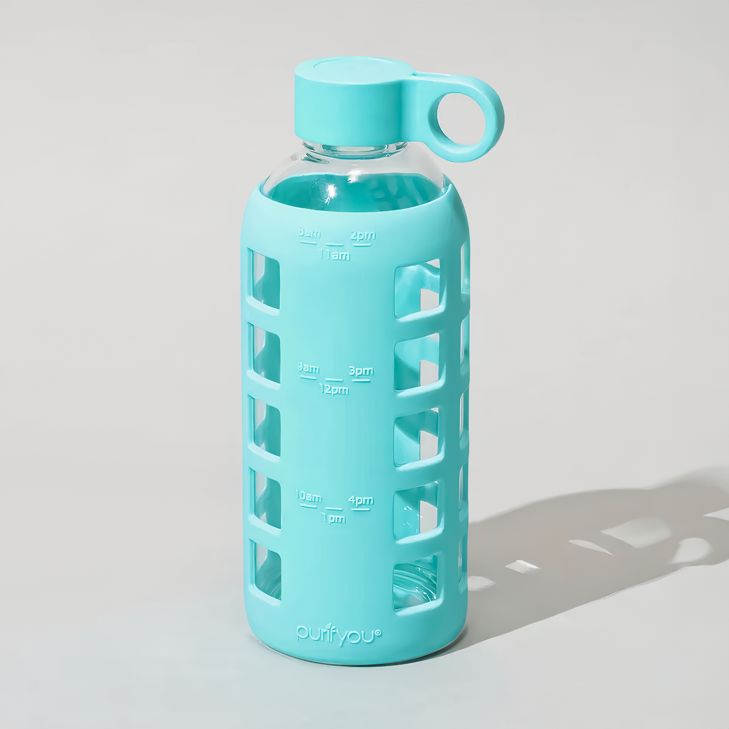 purifyou® Glass Water Bottle