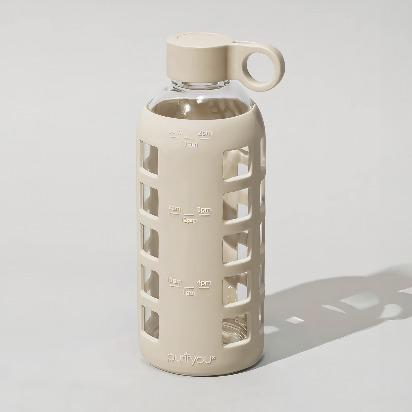 purifyou® Glass Water Bottle