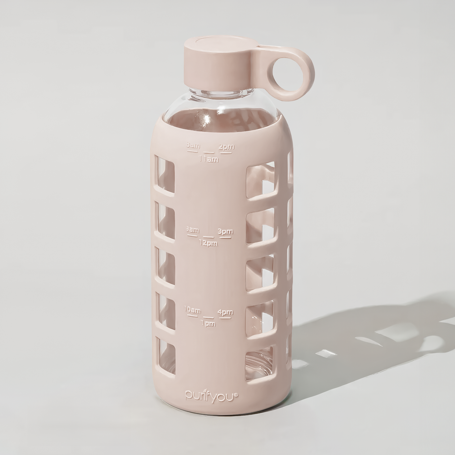 purifyou® Glass Water Bottle