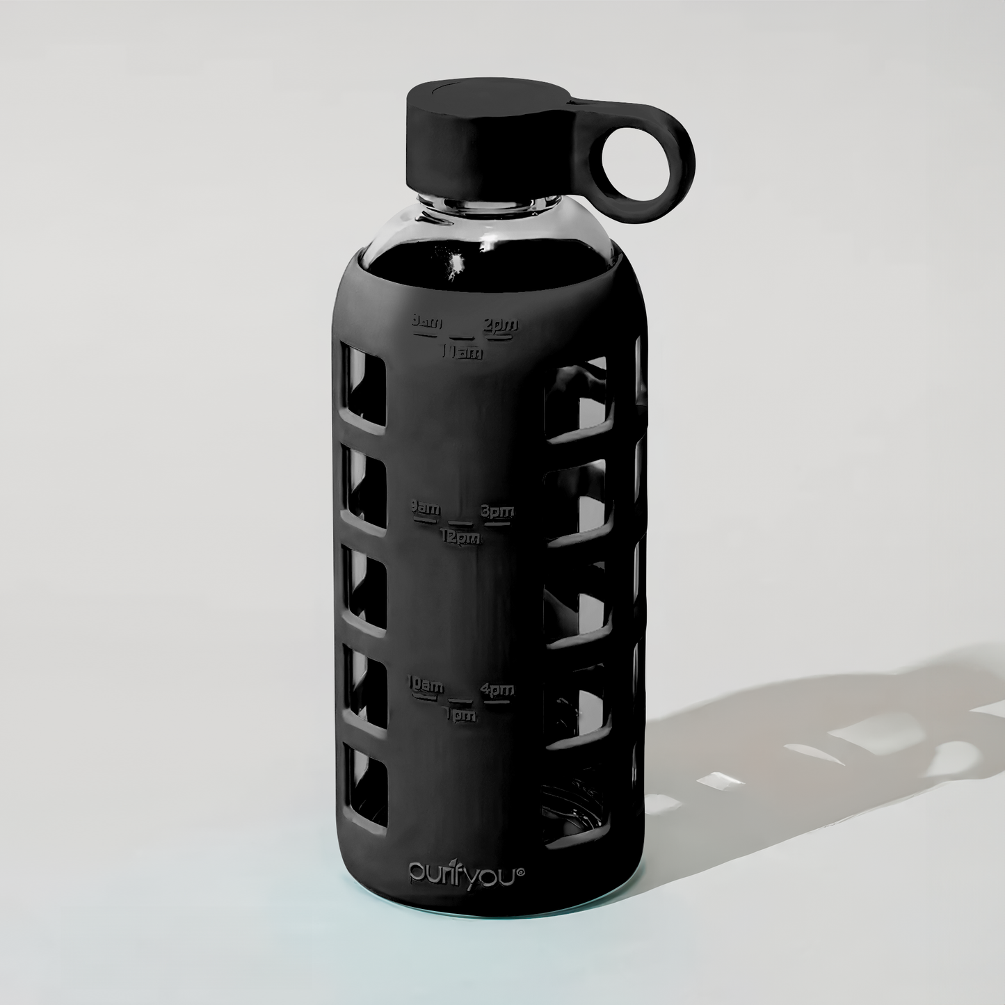 purifyou® Glass Water Bottle