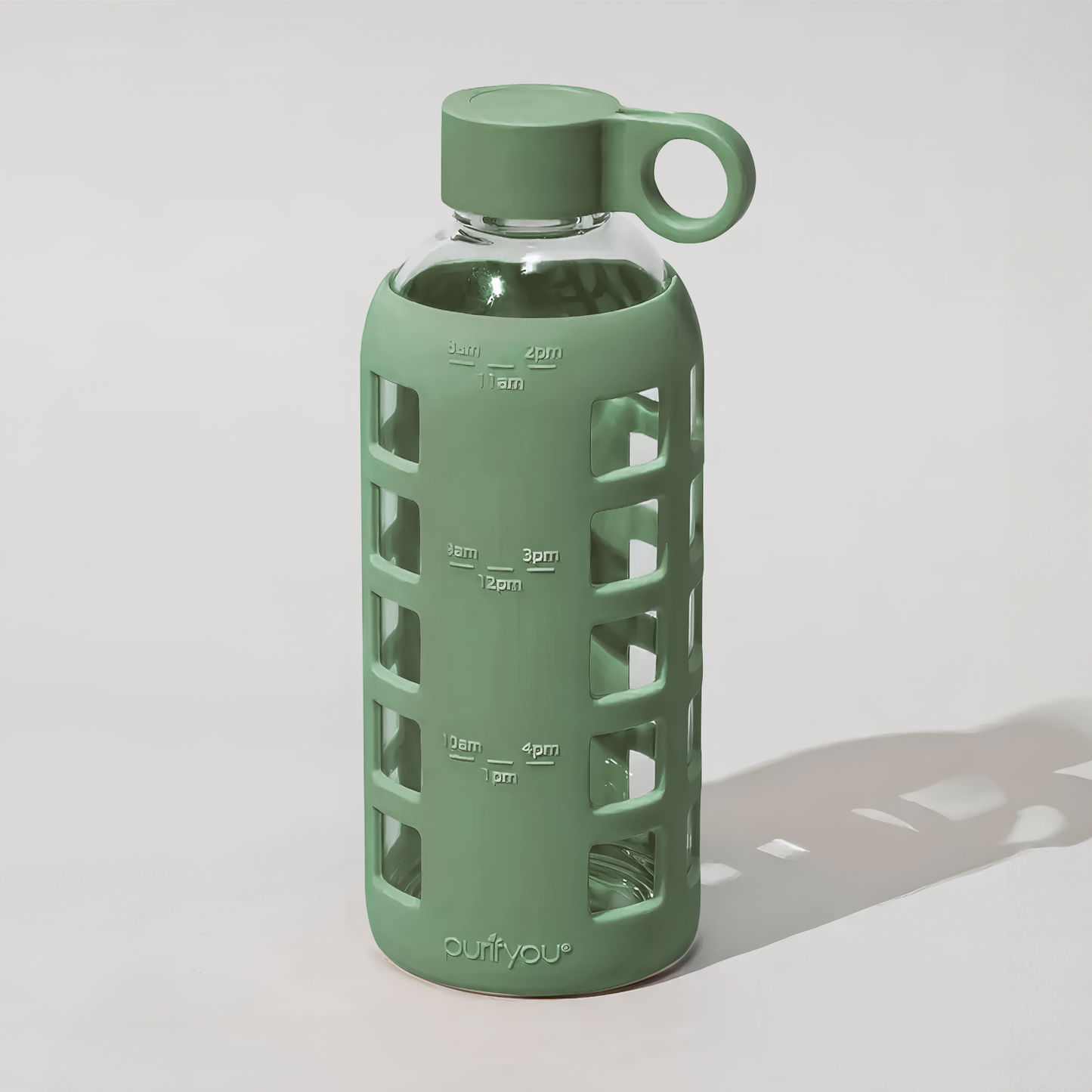 purifyou® Glass Water Bottle