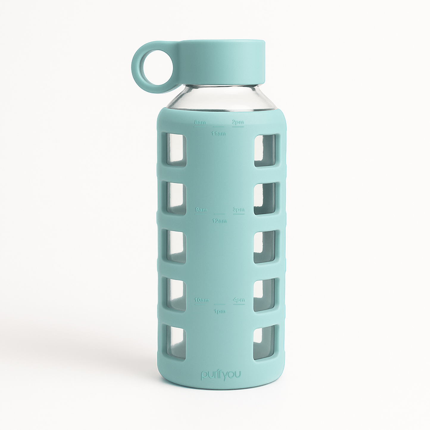 purifyou® Glass Water Bottle