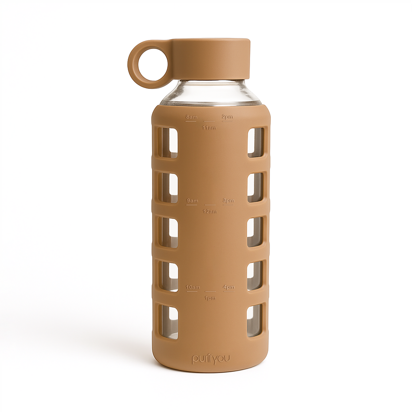 purifyou® Glass Water Bottle