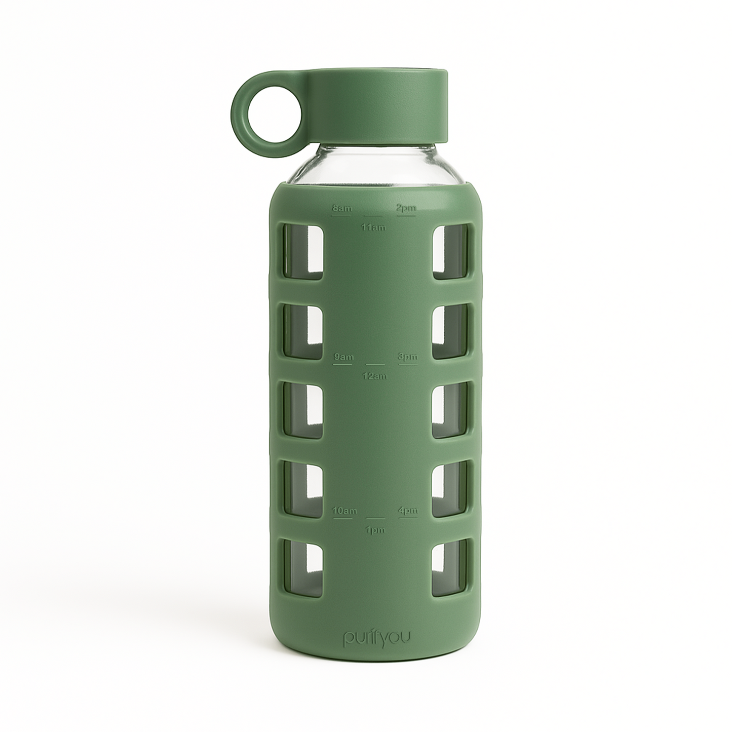 purifyou® Glass Water Bottle