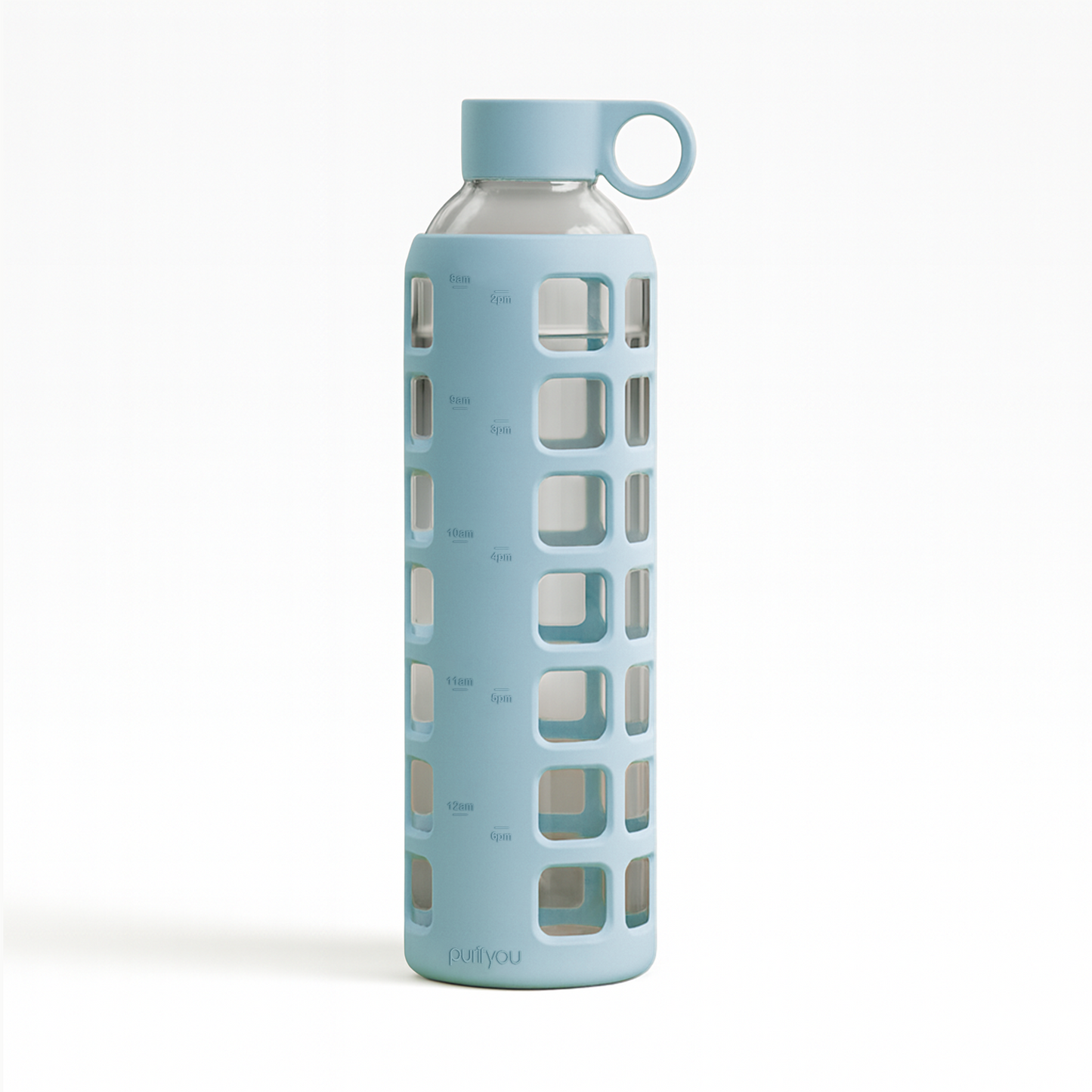purifyou® Glass Water Bottle