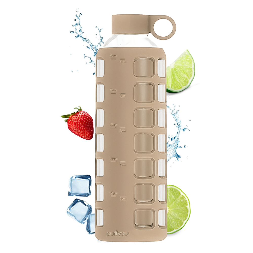 Glass Water Bottle Purifyou®