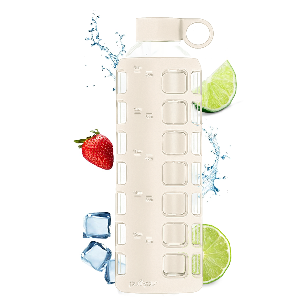 Glass Water Bottle Purifyou®