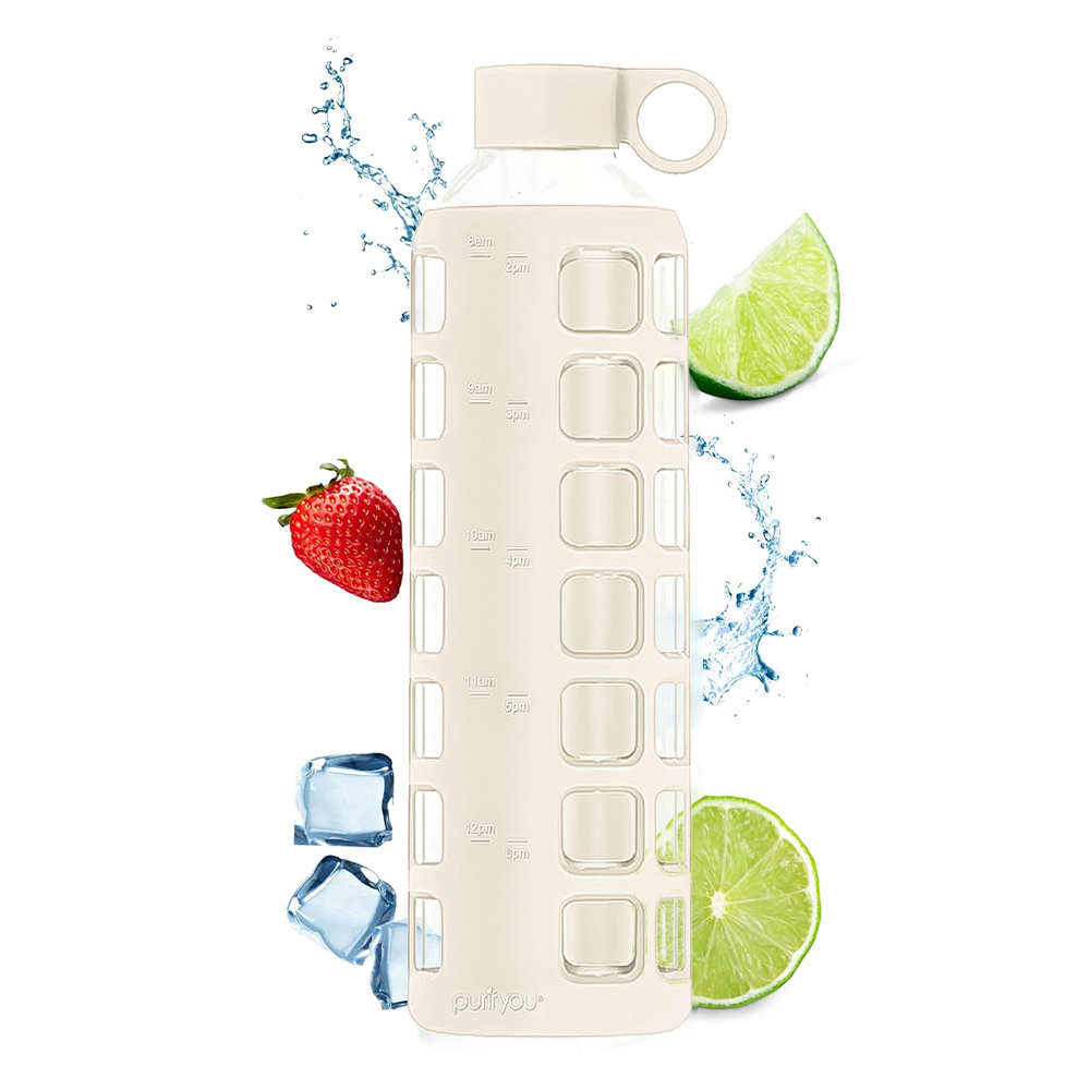 Glass Water Bottle Purifyou®