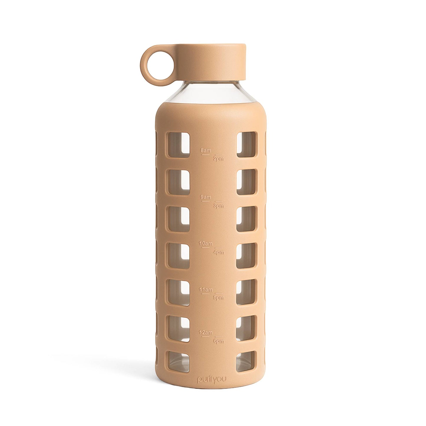 purifyou® Glass Water Bottle