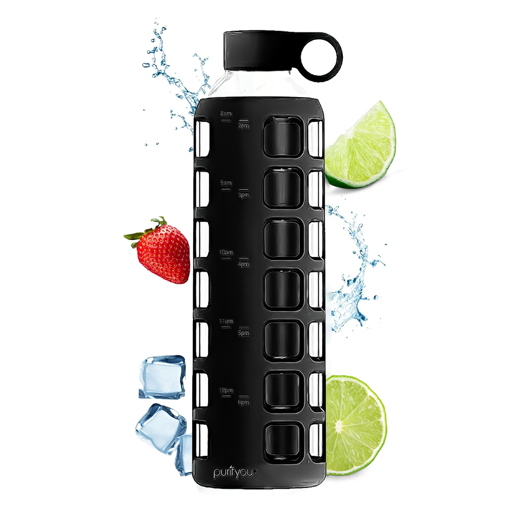 Glass Water Bottle Purifyou®