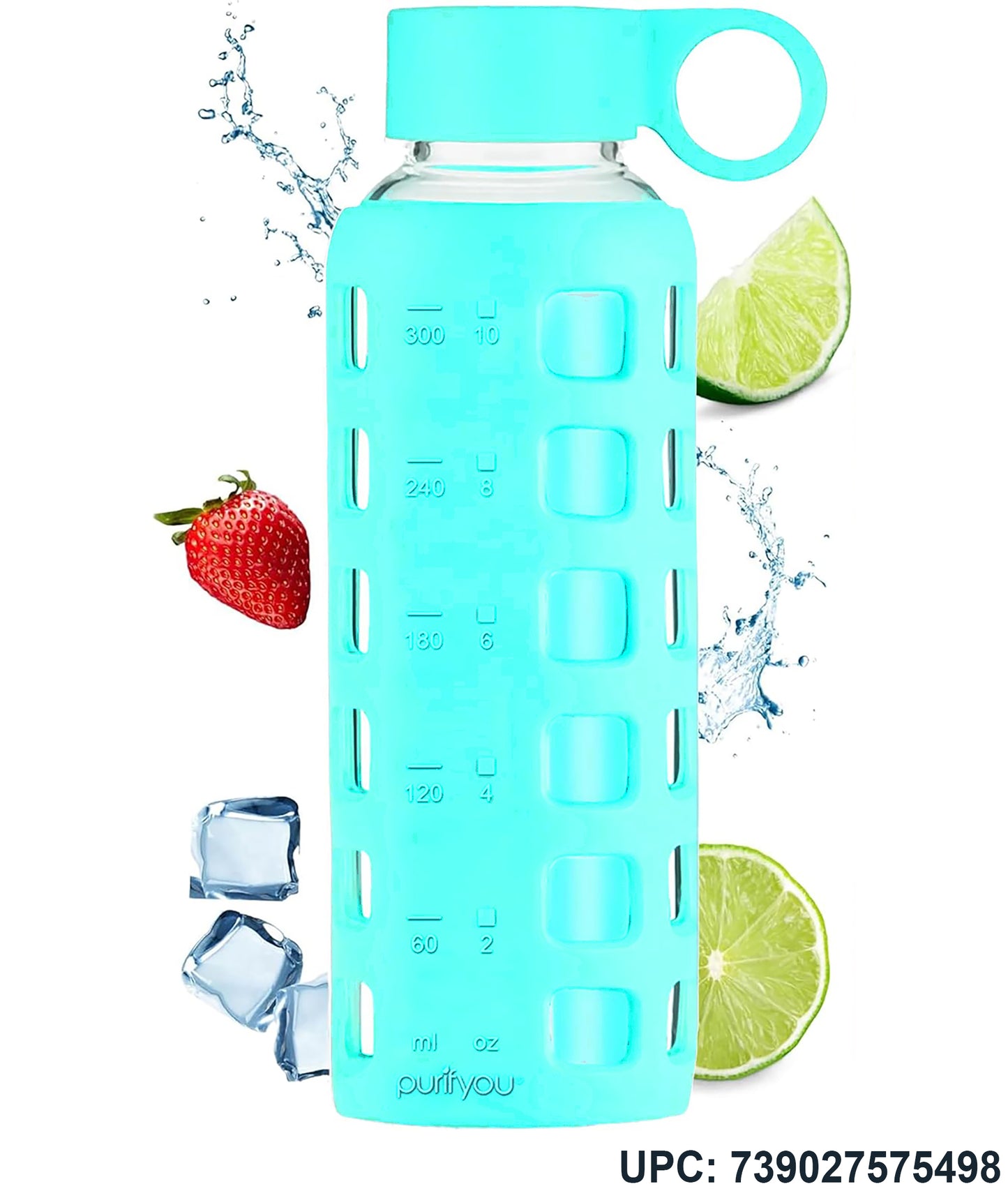 Glass Water Bottle Purifyou®