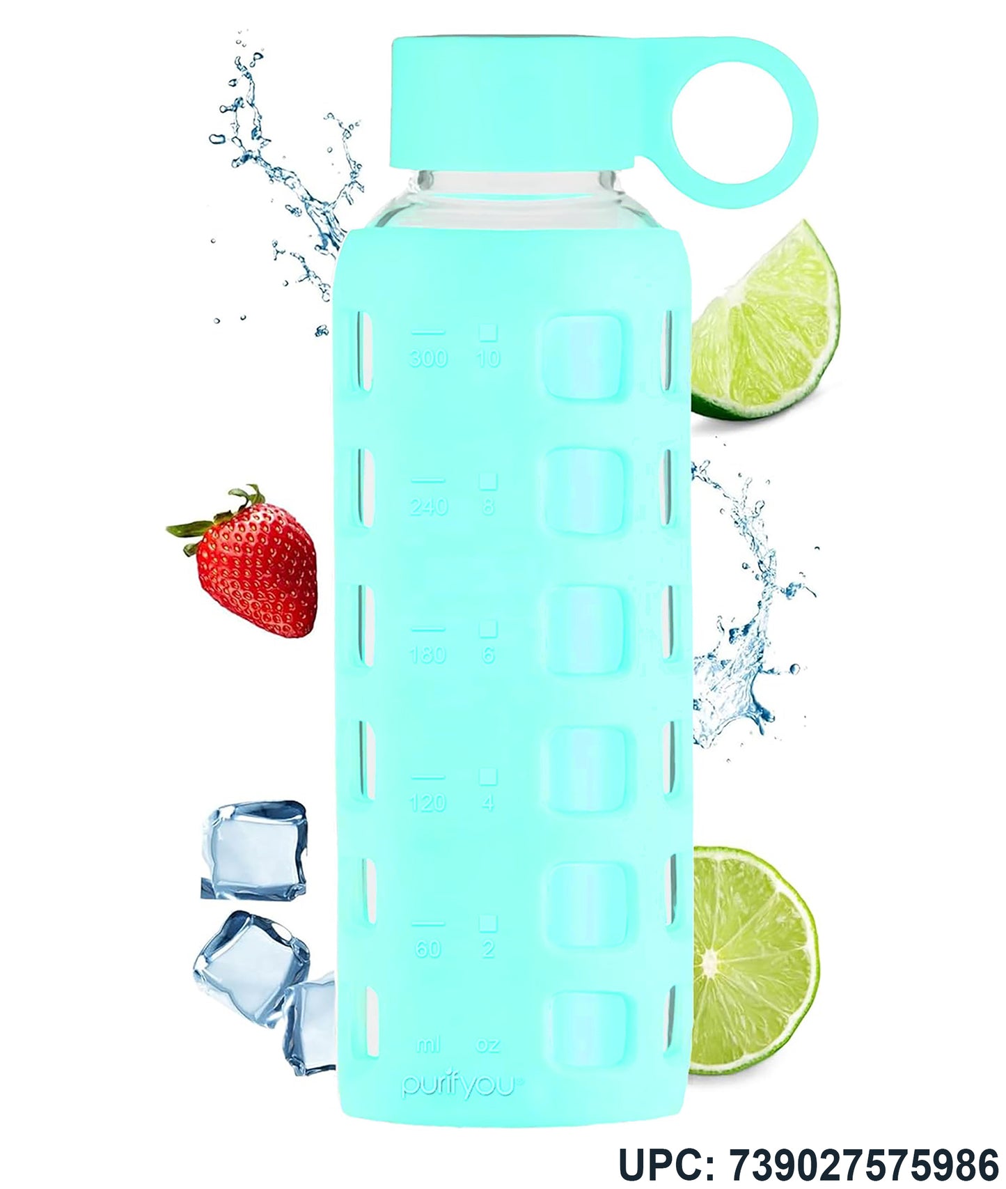 Glass Water Bottle Purifyou®