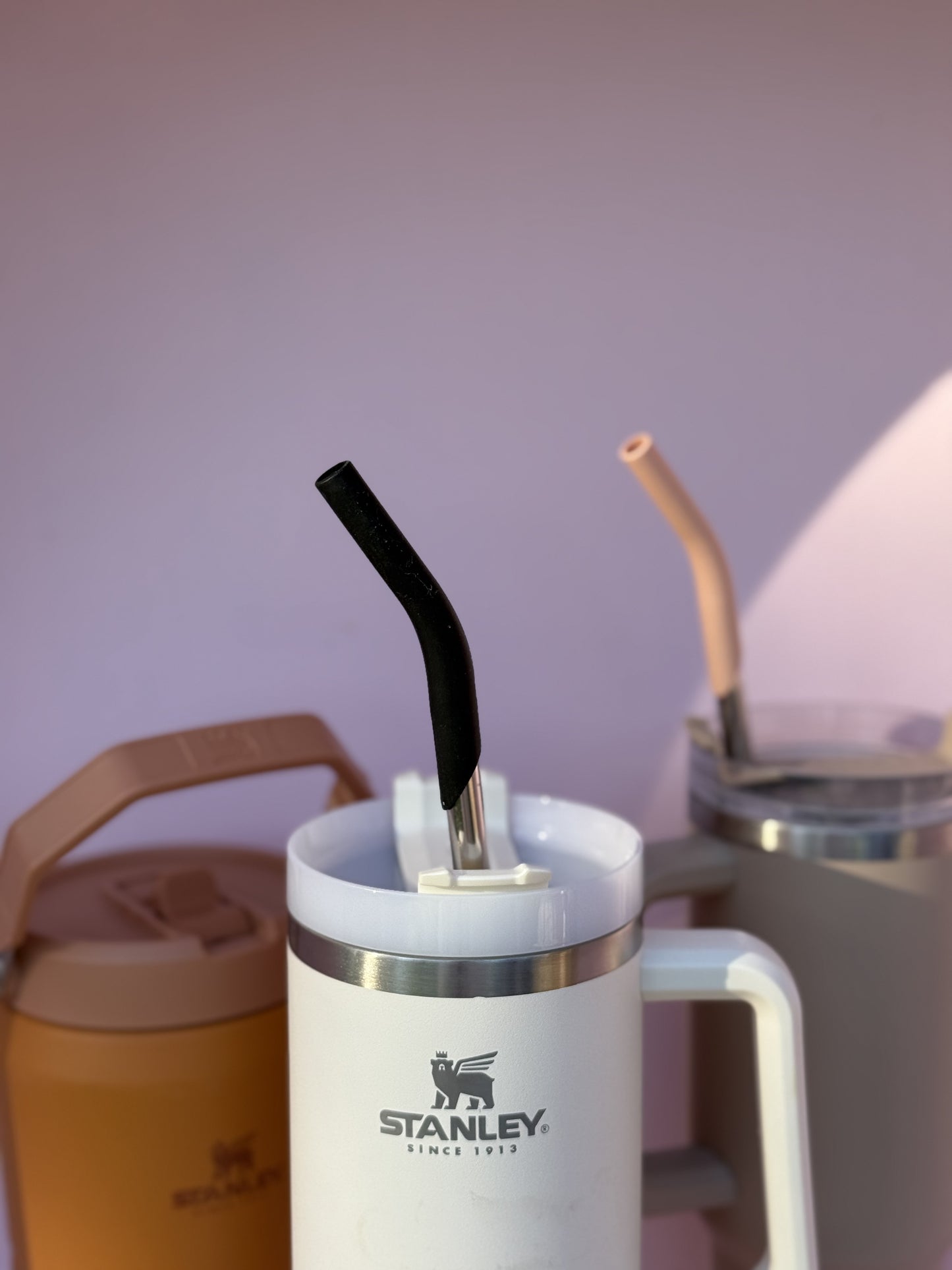 purifyou 14.5" Reusable Stainless Steel Straws with Silicone Tips – Eco-Friendly, Durable, and Travel-Ready