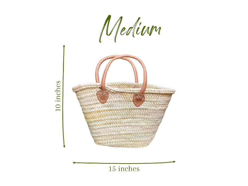 Handwoven Moroccan Seagrass Baskets (Medium) Purifyou®